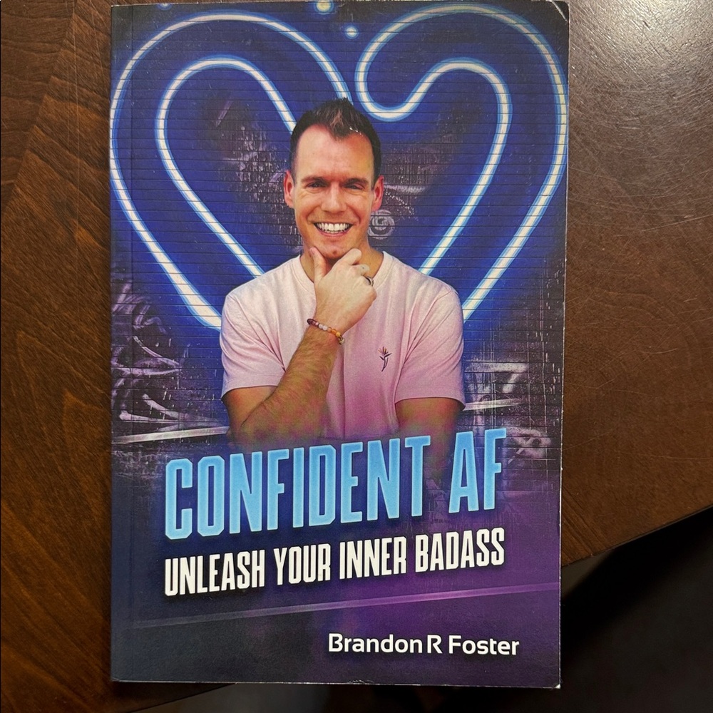 Confident AF: Unleash Your Inner Badass - Purple & Blue Cover
